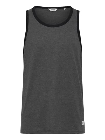 !SOLID Tanktop SDMalino 21103578ME Top mit farblich abgesetzten Kanten in Grau