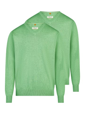 Redmond Pullover Basic in Hellgrün