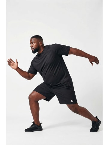 JP1880 Kurzarm T-Shirt in schwarz