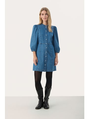 PART TWO Kleid PollaPW Feminine Form in Medium Blue Denim