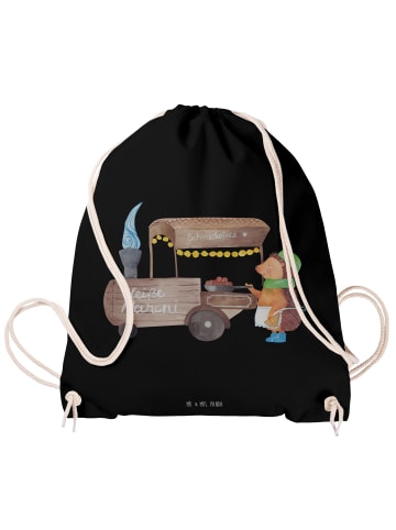 Mr. & Mrs. Panda Säckchen Igel Maronen ohne Spruch in Schwarz