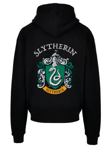 F4NT4STIC Ultra Heavy Hoodie Harry Potter Slytherin Logo in schwarz