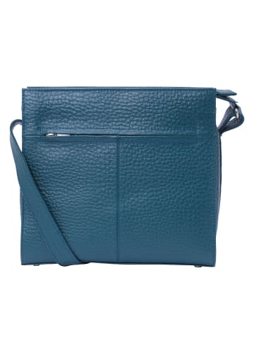 VLD VOi Leather Design Hirsch Candice Umhängetasche Leder 24 cm in petrol