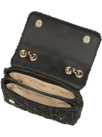 Guess Handtasche Giully Mini 2 Compartment Conv Flap in Black