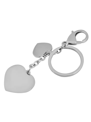Adeliás Unisex Anhänger – Schlüssel Gravuranhänger aus Edelstahl in silber