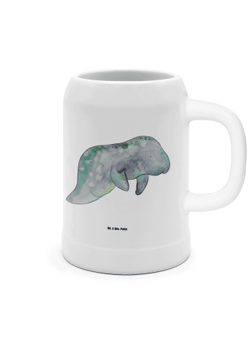 Mr. & Mrs. Panda Krug Seekuh Chillen ohne Spruch in Weiß