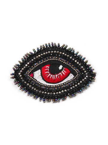 collezione alessandro Brosche " Eye " in schwarz