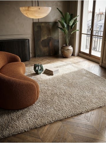 KADIMA DESIGN Shaggy-Teppich Kuschelig LYNE Weich Wohnzimmer in Beige