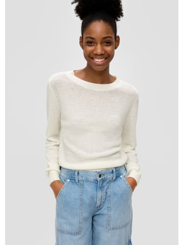 QS Strickpullover in 0200_creme