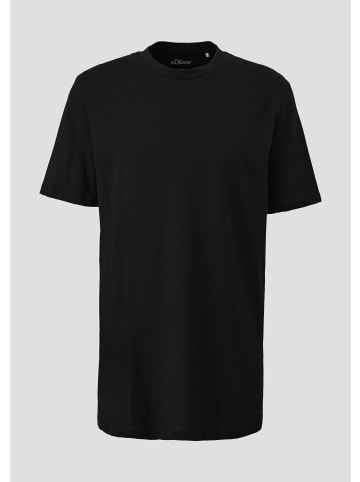 s.Oliver T-Shirt kurzarm in Schwarz