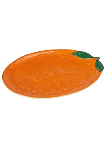 Butlers Deko-Teller ORANGE in Dunkelorange