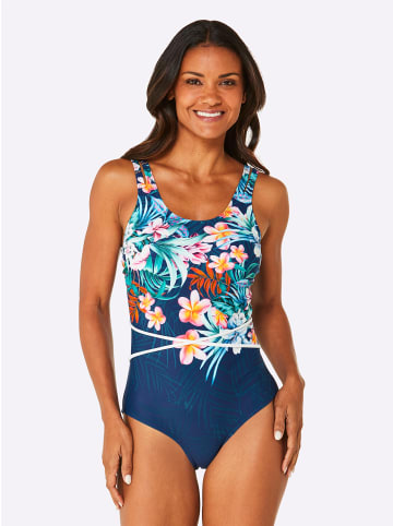 WITT WEIDEN Badeanzug in dunkelblau-bedruckt