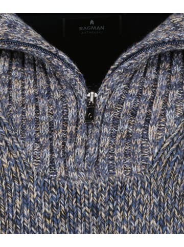 Ragman Troyer Tweed in Blau