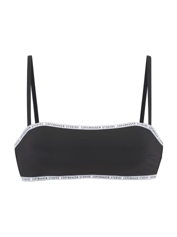 Copenhagen Studios Bandeau-Bikini-Top in schwarz