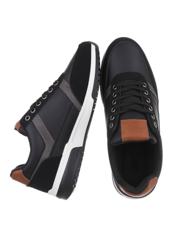 Ital-Design Freizeitschuh in Schwarz und Weiß
