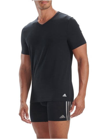 adidas T-Shirt V-NECK in Schwarz