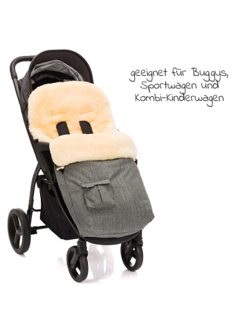 Zamboo Universal Lammfell-Fußsack in gray