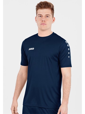 Jako Trikot 2er-Set Kurzarm Rundhals Moderne Uni-Optik in Dunkelblau-2