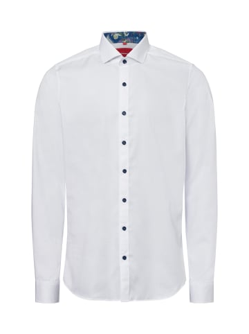 Finshley & Harding Hemd in weiß marine