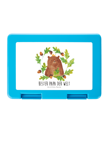 Mr. & Mrs. Panda Lunchbox Bär König mit Spruch in Weiß