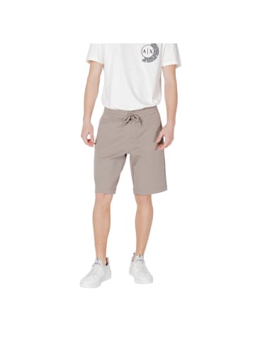 Braun Baumwolle Bermudashorts