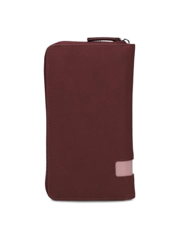 Zwei Mademoiselle Geldbörse 20 cm in rubin