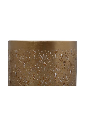 Kayoom Vase Esmeralda in Grau / Gold