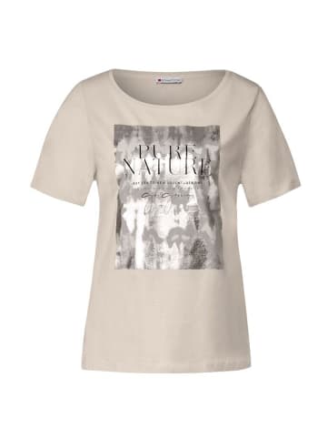 Street One T-Shirt in smooth stone sand