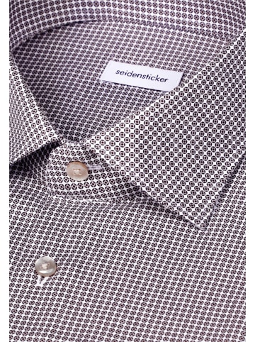 Seidensticker Business Hemd Regular in Beige