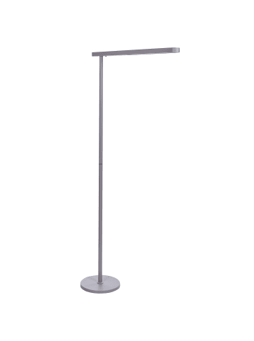 Beliani Stehleuchten PERSEUS in Silber - (W) 95 x (H) 186 x (L) 7 cm