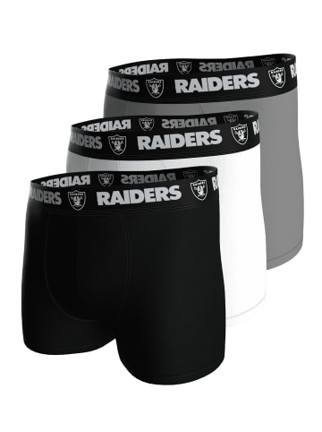 NFL Boxer Las Vegas Raiders in BLK/WHT/MGR