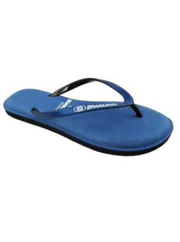 Brasileras Zehentrenner "Softy" in Blau