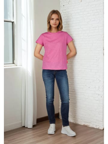 Salzhaut Rundhals T-Shirt für Damen in rosa
