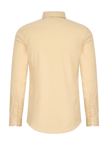 Rusty Neal Pastell Hemd S - 6XL Slim Fit Cotton-Stretch in Lachs