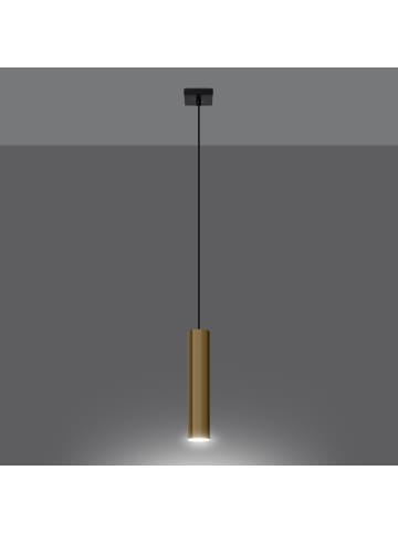 Nice Lamps Pendelleuchte CASTRO 1 poliertes Gold H 100