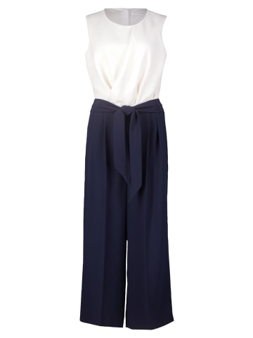 BETTY & CO Jumpsuit ohne Arm in Patch Dark Blue/Cream