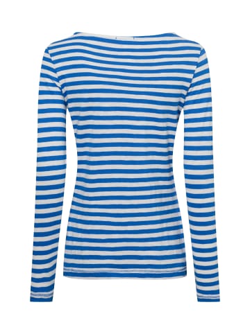 s.Oliver Langarmshirt in blau weiß