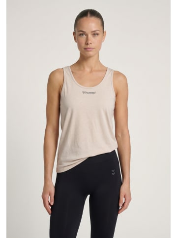 Hummel T-Shirt Hmlzandra Damen in PUMICE STONE MELANGE