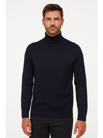 MARVELIS Rollkragenpullover in Marine
