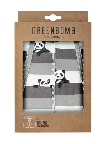 GreenBomb Trunk Animal Panda Stripes in Mix