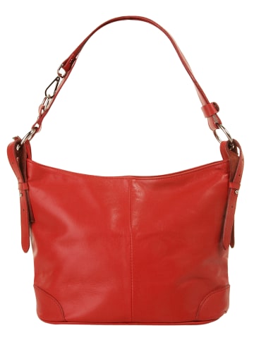 Samantha Look Umhängetasche echt Leder in rot