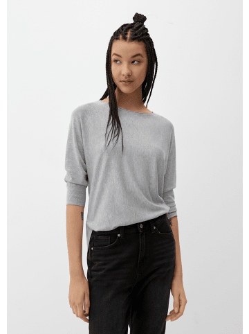 QS Pullover 3/4 Arm in Grau