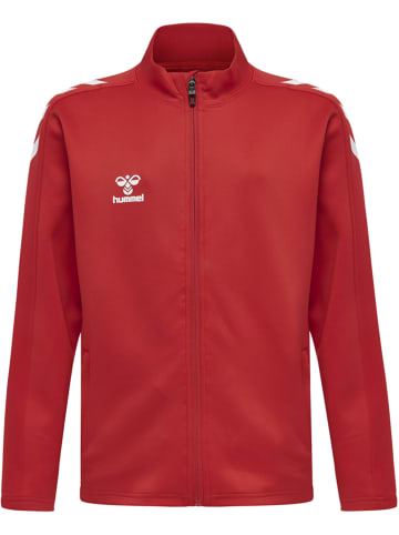 Hummel Hummel Zip Jacke Hmlcore Multisport Unisex Kinder Atmungsaktiv Feuchtigkeitsabsorbierenden in TRUE RED