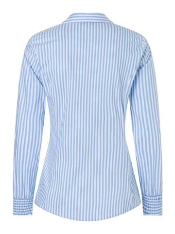More & More gestreifte Hemdbluse in skyblue/offwhite