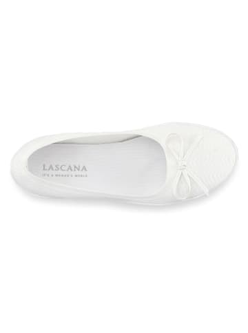 LASCANA Sneaker Ballerinas in weiß