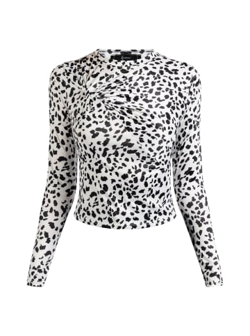 faina Damen Bluse in Schwarz Weiss