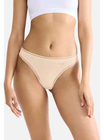 Sloggi String GO Crush in Beige / rosa