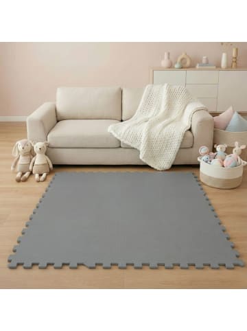 LittleTom Baby Spielmatte Lotta 18-tlg. in grau