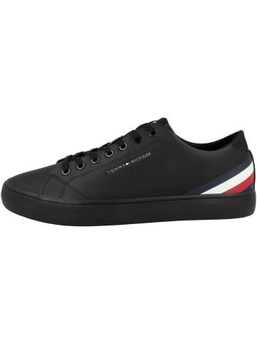 Tommy Hilfiger Sneaker low Hi Vulcanized Core Low Leather Stripes in schwarz