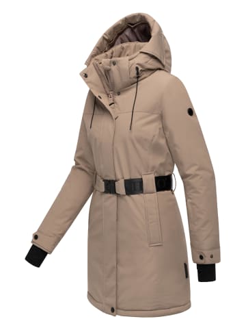 Navahoo Wintermantel Frostkuss 14 in Taupe Grey